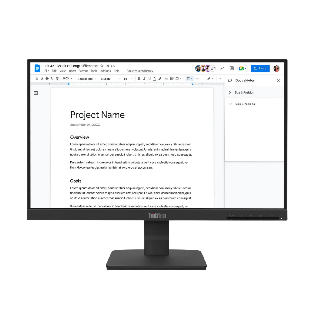LENOVO Moniteur S22-4e 21,5'' 36M 64CBKAT6EU